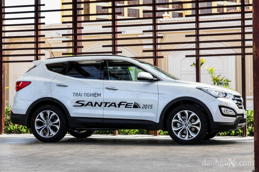 Hình ảnh thực tế Hyundai SantaFe 2020 màu xanh  TC MOTOR