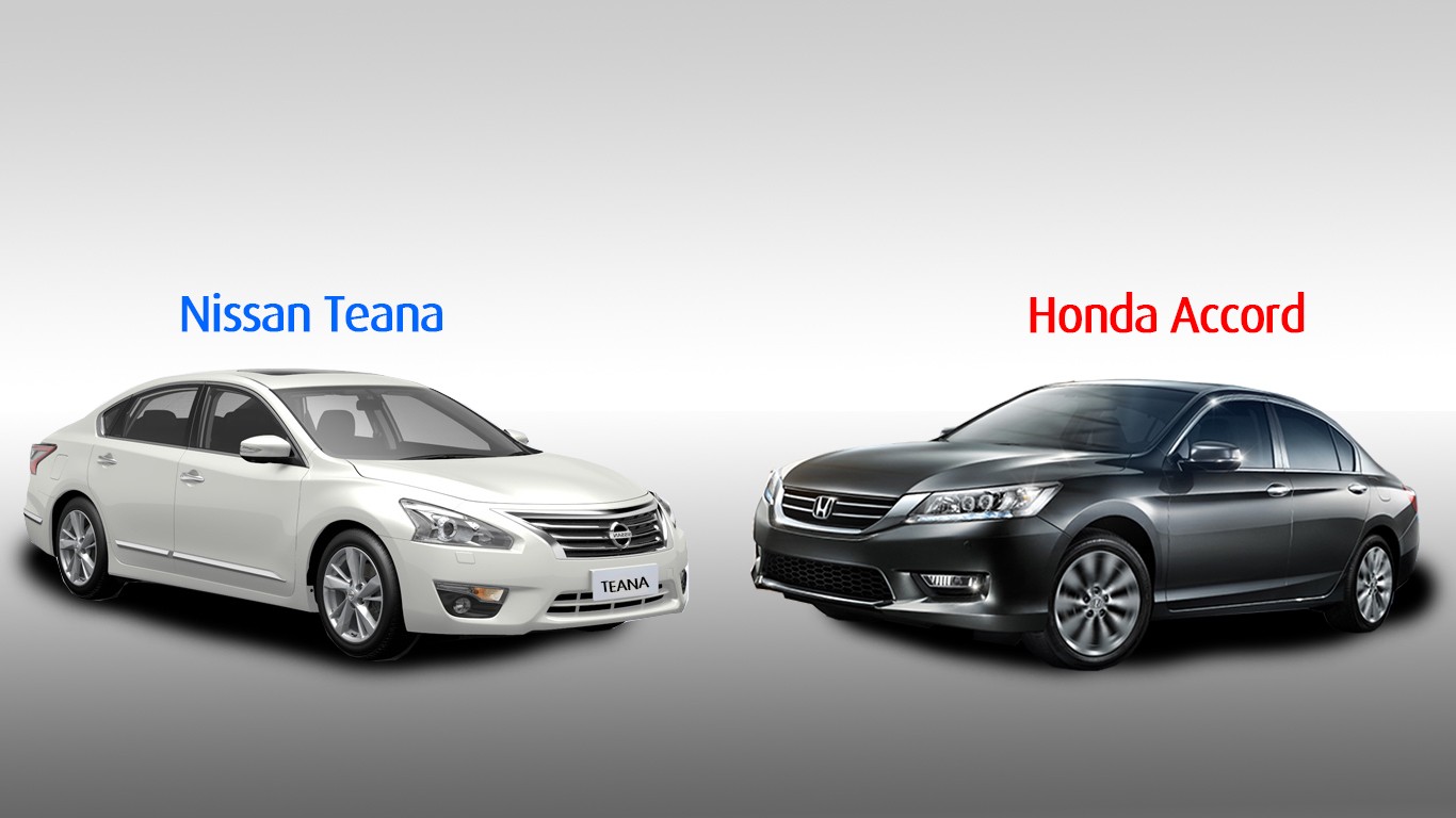 nissan teana vs honda accord