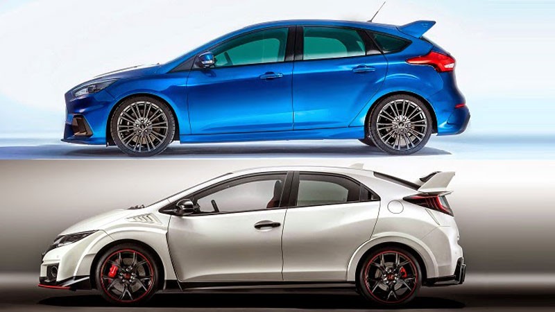 So Sánh Ford Focus Rs 2016 Vs Honda Civic Type R