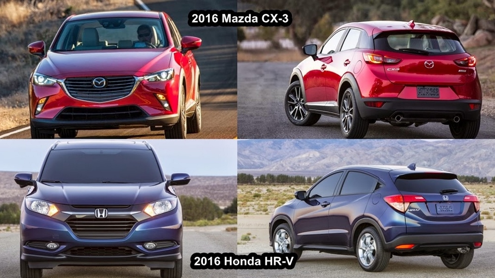 Comparación rápida de Honda HR-V y Mazda CX- hrv vs mazda cx 3 2019