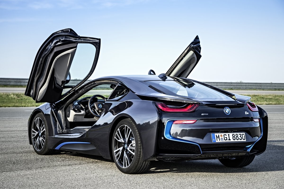 with the i8 bmw has successfully blended a cacophony of materials textures and angles to create a harmonious composition 5807