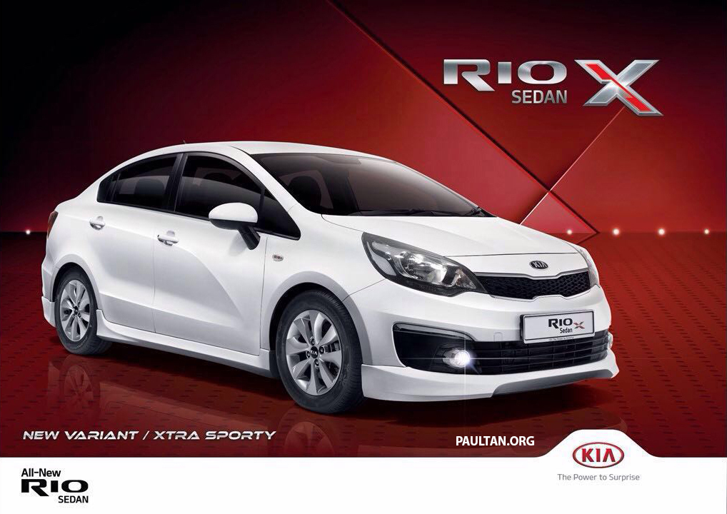  Kia Rio Sedan X lanzado en Malasia con el precio de millones